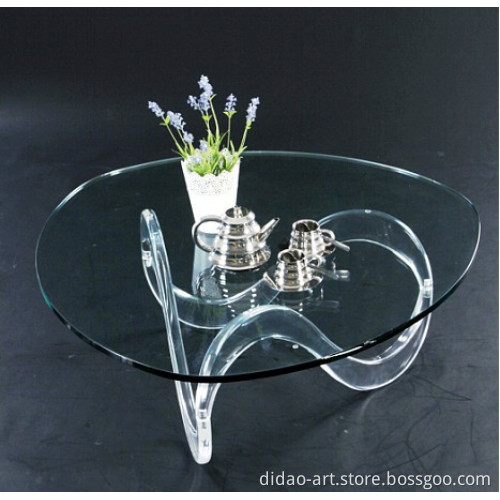 Acrylic Wave Cocoktail Coffee Table (ACT040A)